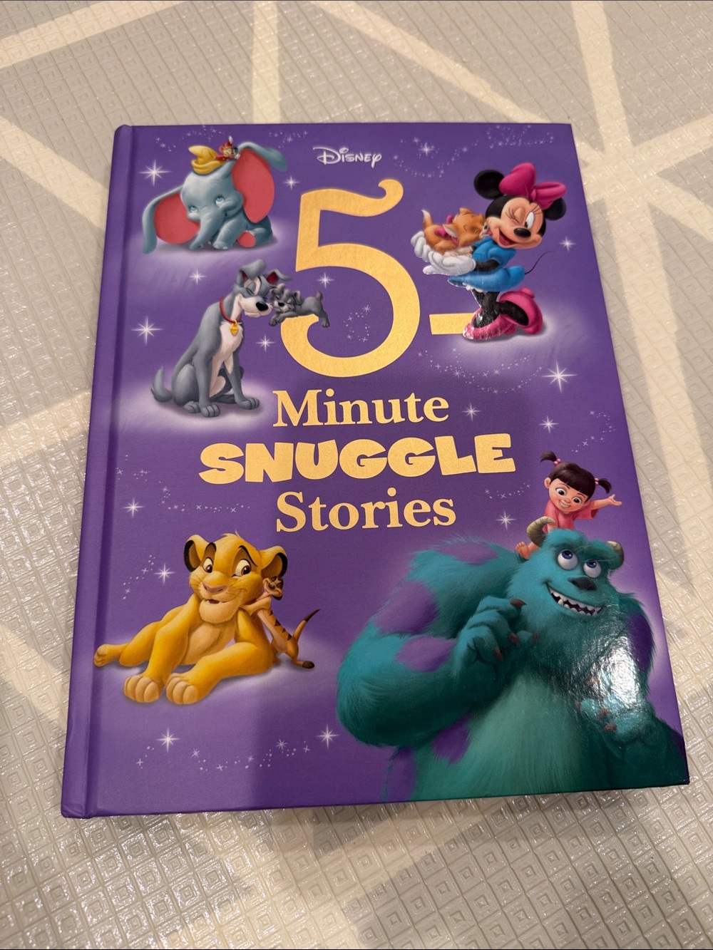 Disney 5 Minute Snuggle Stories Tales Children's Storybook. 12 Stories Included!